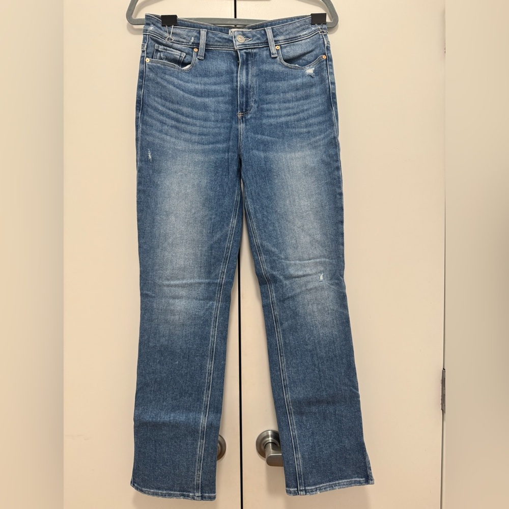 PAIGE Blue Straight Leg Women's Jeans